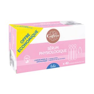 GIFRER SERUM PHYSIOLOGIQUE 40 UNIDOSES X5ML